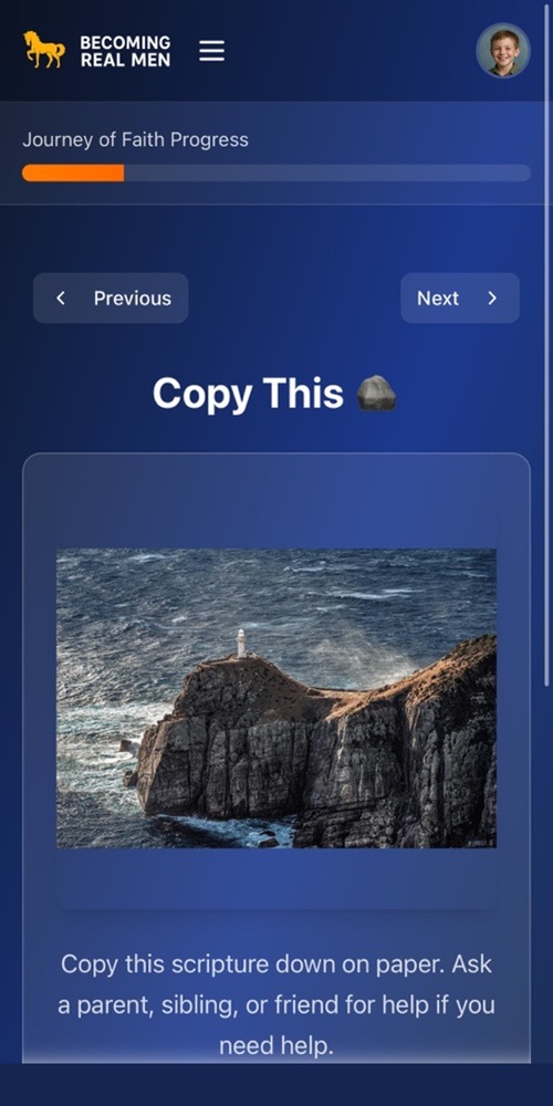 Mobile app - Built on rock